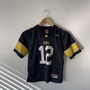 Vintage Nike‎ Kids Iowa Hawkeyes Football Jersey Number "12"